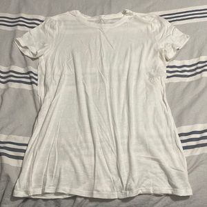 PINK basic white tee